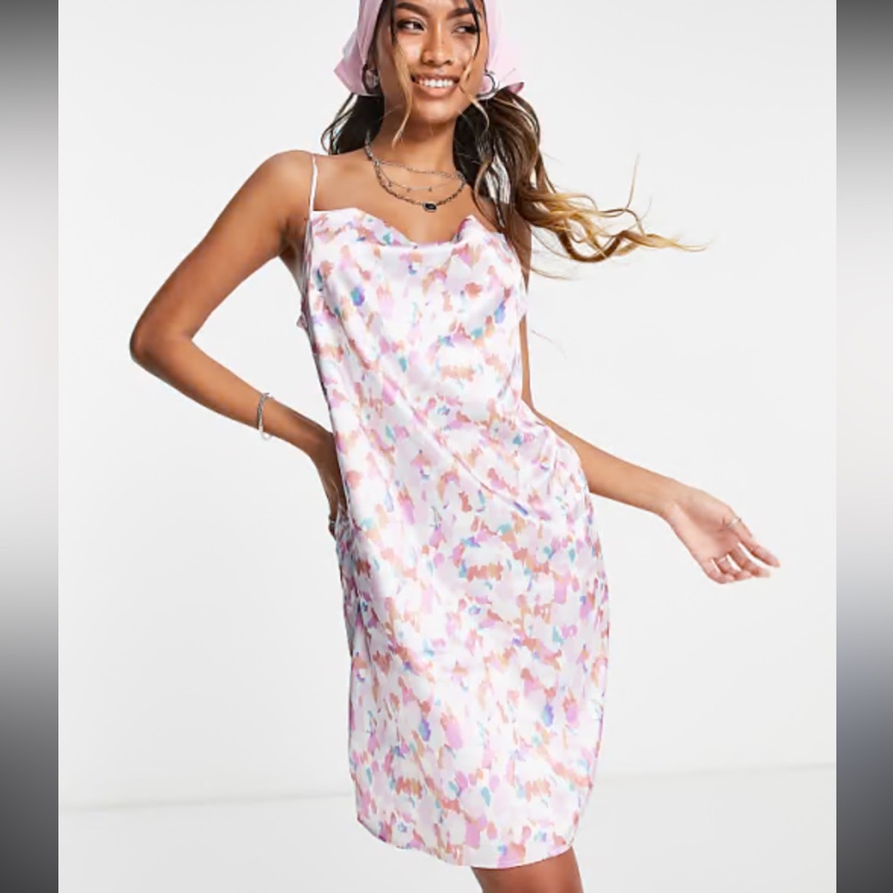 VILA Multicolor Slip Dress